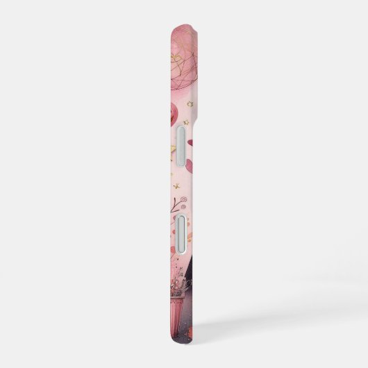 Friendly Boo Spooky Jack O Lanterns Pastel Funky  iPhone 16ケース (右側面)