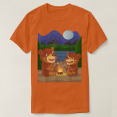 Friendly Brown Bear Gift for Fluffy Bear Lovers Tシャツ (デザイン正面)