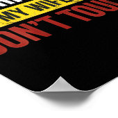 Friendly But Wife Isnt Dont Touch Marriage Humor ポスター (角)