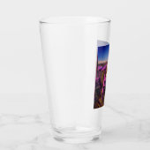 Friendly Cute Shih Tzu Puppy Smiles, Purple Chair タンブラーグラス (右)