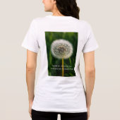 Friendly Dandelion Wildflower Garden Inspiration  トライブレンドＴシャツ (裏面)
