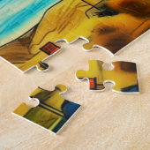 Friendly Encounter -  Dragon and Dinosaur ジグソーパズル (側面)