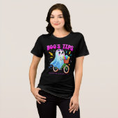 FRIENDLY GHOST, BOO PHANTOM トライブレンドＴシャツ (正面全面)