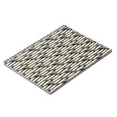 Friendly Ghosts on Cream and Pink – Halloween Patt ノートブック (左側)