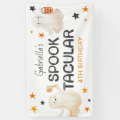 Friendly Ghosts Spooktacular Kids Birthday 横断幕 (縦)