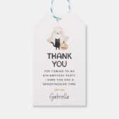 Friendly Ghosts Spooktacular Kids Thank You Favor ギフトタグ (正面)