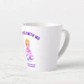 Friendly Internist Doctor Cartoon Healthcare Desig カフェラテマグ (右アングル)