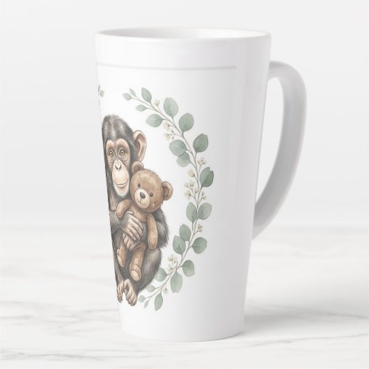 Friendly monkey mugs,  buy it カフェラテマグ (右アングル)