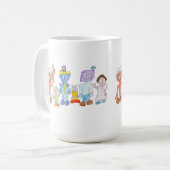 Friendly Robots コーヒーマグカップ (正面左)