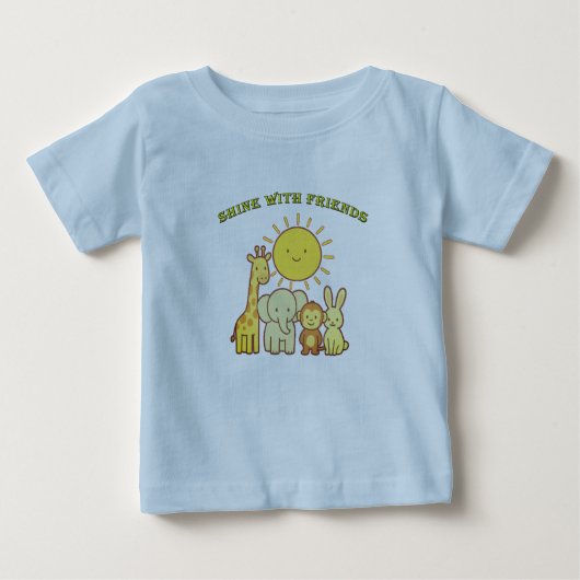 Friendly sun T-shirt ベビーTシャツ (正面)
