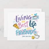 FRIENDSと最高のの生活™ インビテーションポストカード (正面/裏面)