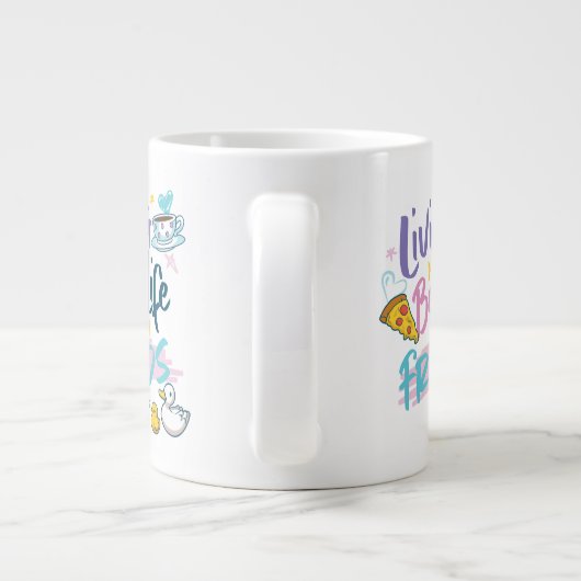 FRIENDSと最高のの生活™ ジャンボコーヒーマグカップ (裏面)