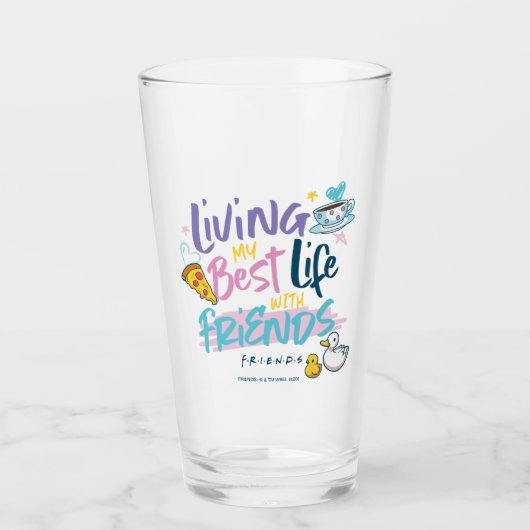 FRIENDSと最高のの生活™ タンブラーグラス (正面)
