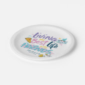 FRIENDSと最高のの生活™ ペーパープレート (アングル)