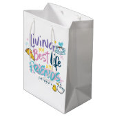 FRIENDSと最高のの生活™ ミディアムペーパーバッグ (裏面アングル)