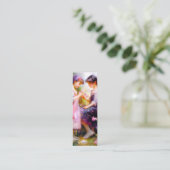 FriendsとFlowersブックマーク スキニー名刺 (スタンド正面)