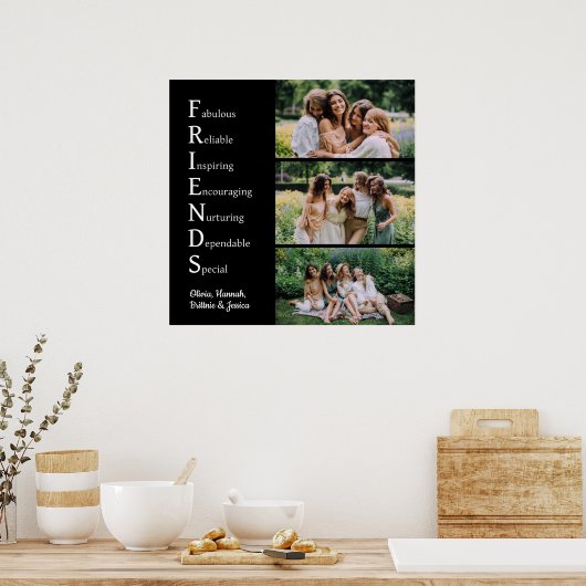 FRIENDSカスタム写真 ポスター (キッチン)