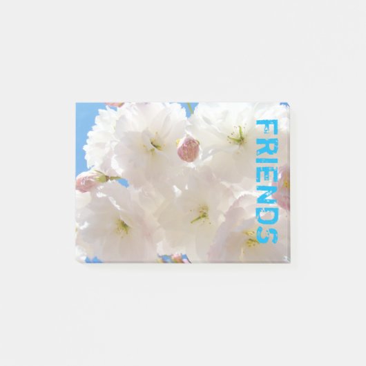 FRIENDS付箋 ブルースカイ 春の花 ポストイット (正面)