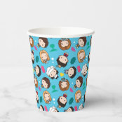 Friends セントラルパークコーヒー水の色パターン 紙コップ Zazzle Co Jp