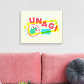 FRIENDS™うなぎ キャンバスプリント (インサイチュ (リビング))