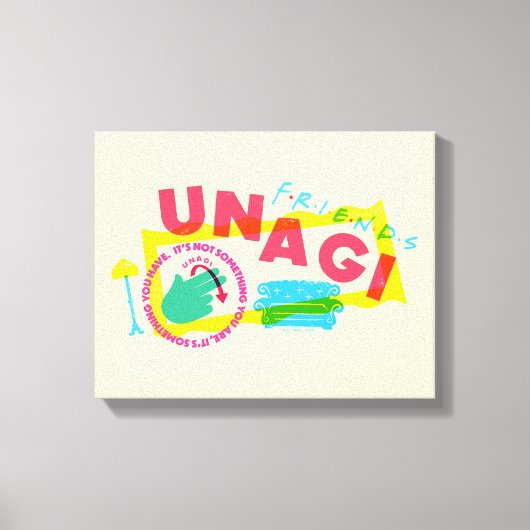 FRIENDS™うなぎ キャンバスプリント (正面)