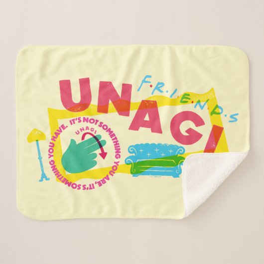 FRIENDS™うなぎ シェルパブランケット (正面(横))