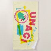 FRIENDS™うなぎ ビーチタオル (正面)