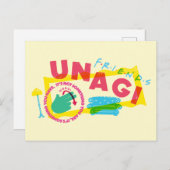 FRIENDS™うなぎ ポストカード (正面/裏面)