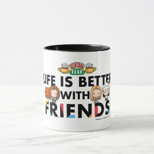 FRIENDS™ ちびキャラアート マグカップ (中央)