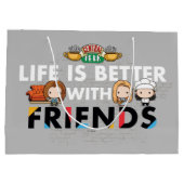 FRIENDS™ ちびキャラアート ラージペーパーバッグ (裏面)