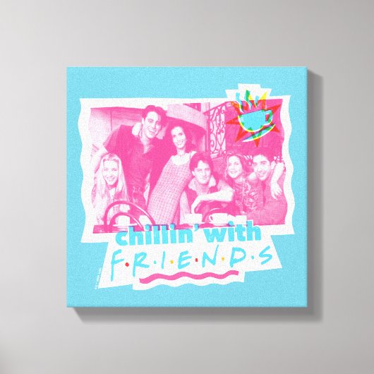 FRIENDS™とくつろぎタイム キャンバスプリント (正面)