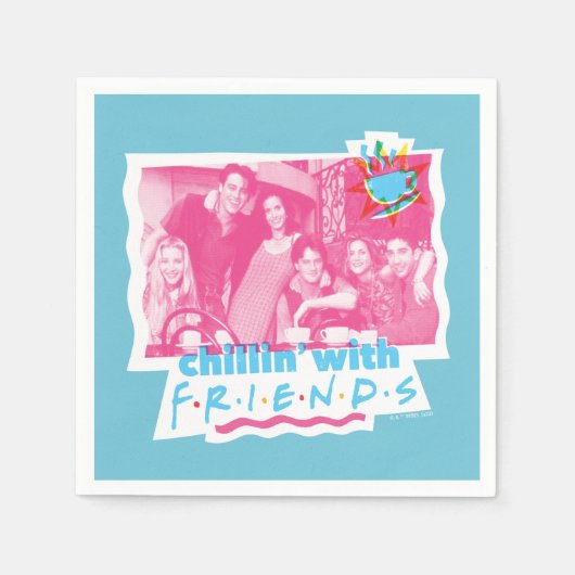 FRIENDS™とくつろぎタイム スタンダードカクテルナプキン (正面)