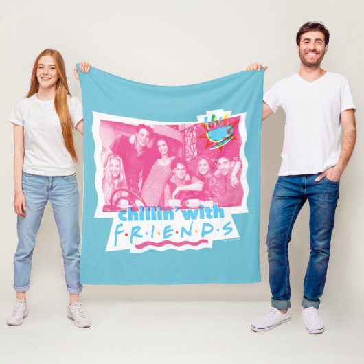 FRIENDS™とくつろぎタイム フリースブランケット (インサイチュ)