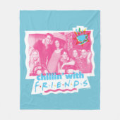 FRIENDS™とくつろぎタイム フリースブランケット (正面)
