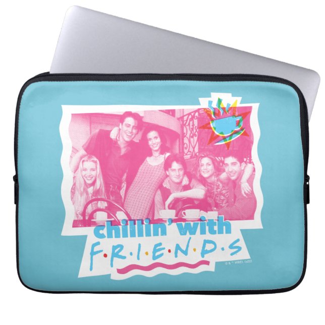 FRIENDS™とくつろぎタイム ラップトップスリーブ (正面)