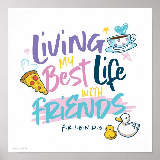 FRIENDS™と最高の人生を ポスター (正面)