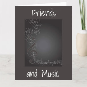 **FRIENDS**とMUSIC 2 THINGS WE共有誕生日 カード