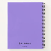 FRIENDS™のぞき穴フレーム ブライダルシャワー ゲストブック ノートブック (裏面)