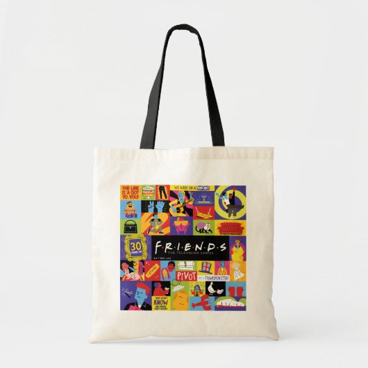 FRIENDS™のアイコン柄 トートバッグ (正面)