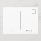 FRIENDS™のチビ（小さくかわいく書いた感じ）アート インビテーションポストカード (裏面)