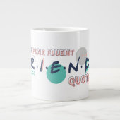 FRIENDS™の名言をスラスラと ジャンボコーヒーマグカップ (正面)