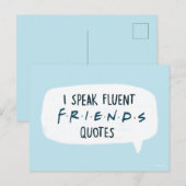 FRIENDS™の名言をスラスラと ポストカード (正面/裏面)
