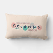 FRIENDS™の名言をスラスラと ランバークッション (裏面)