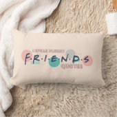 FRIENDS™の名言をスラスラと ランバークッション (ブランケット)