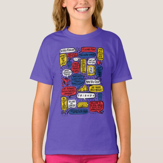 FRIENDS™の名言 Tシャツ (正面)