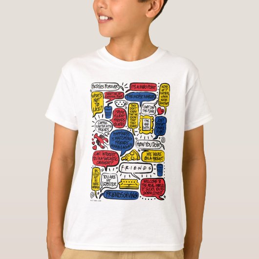 FRIENDS™の名言 Tシャツ (正面)