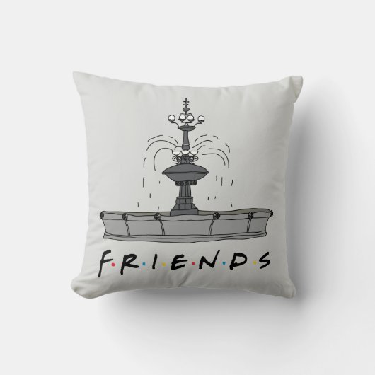 FRIENDS™の噴水 クッション (正面)