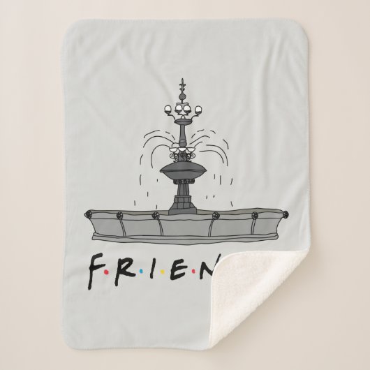 FRIENDS™の噴水 シェルパブランケット (正面)