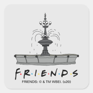 FRIENDS™の噴水 スクエアシール