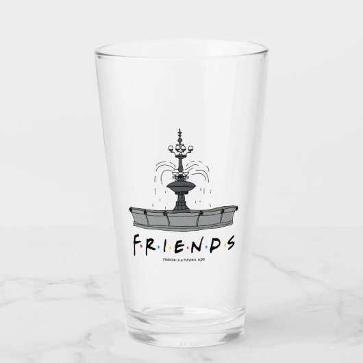 FRIENDS™の噴水 タンブラーグラス (正面)